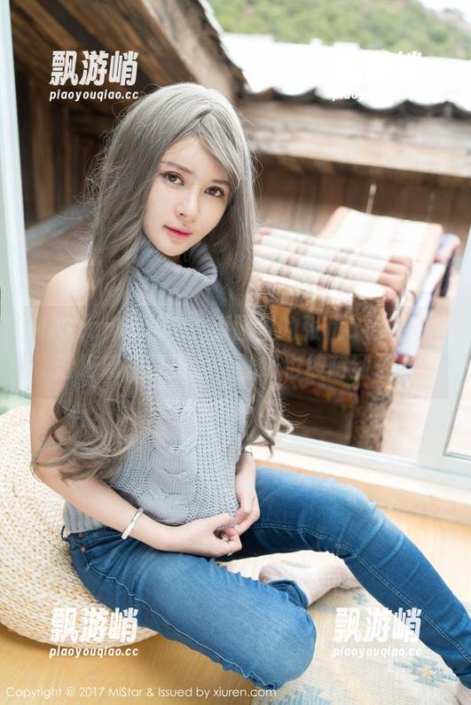 MiStar魅妍社 - 原图里的张优ayoyo，透明感一览无余，壁纸也被萌到了！