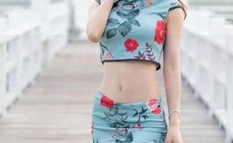 魅妍社 – 茉莉Molly在校园，还是那种看一眼就忘不了的写真人设。